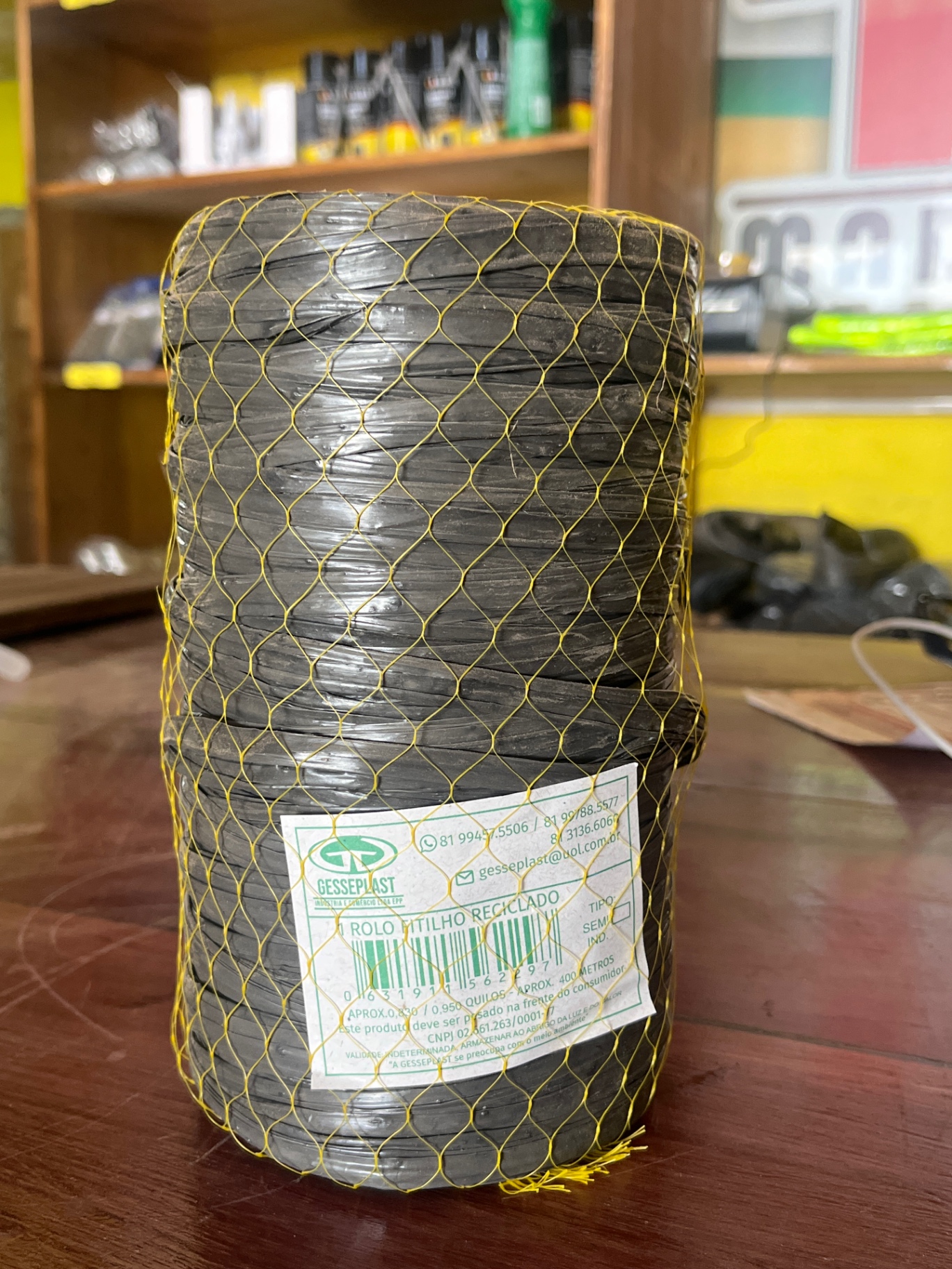Fitilho G — Rolo · fitilho reciclado · aprox. 400 m